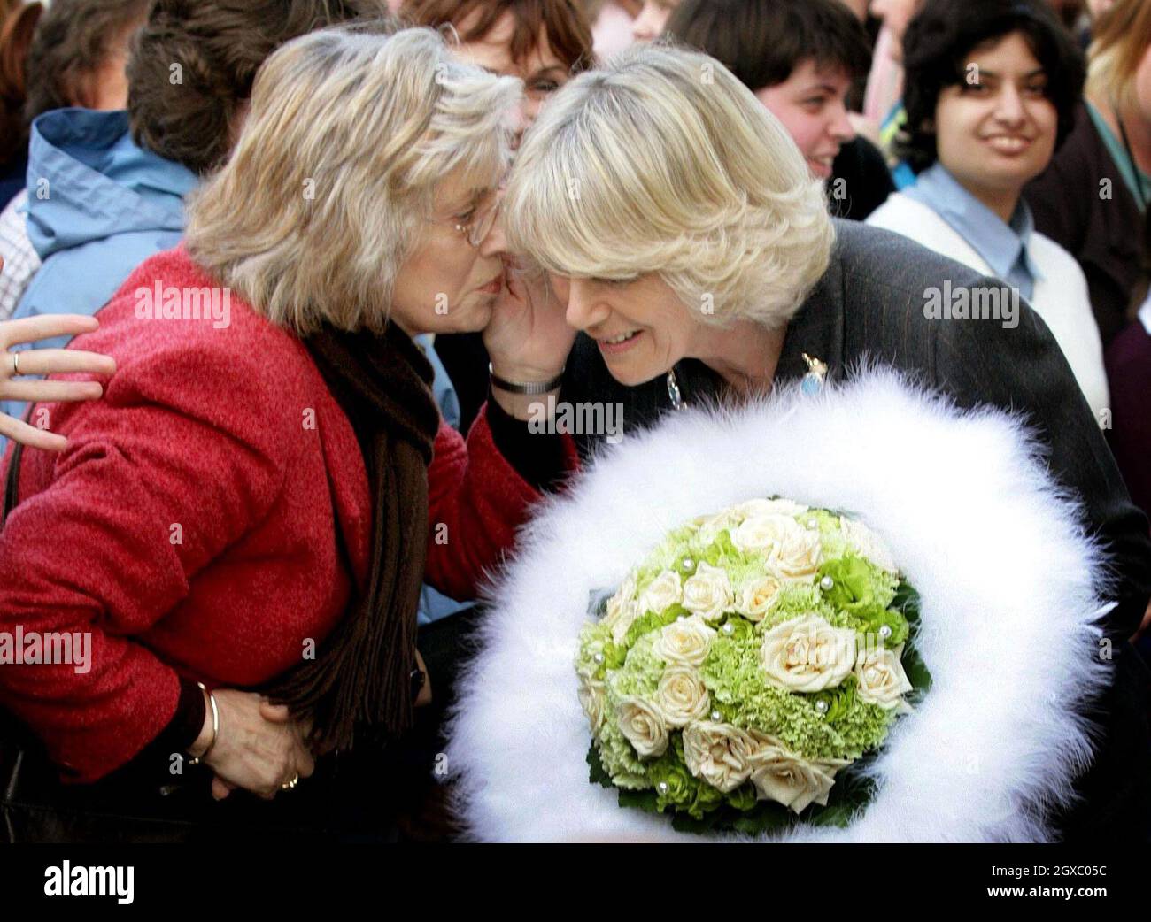 Camilla, Duchess of Cornwall tours the new North Star Campus of Swindon College, in Swindon, Wiltshire on November 29, 2006. Anwar Hussein/EMPICS Entertainment Stock Photo