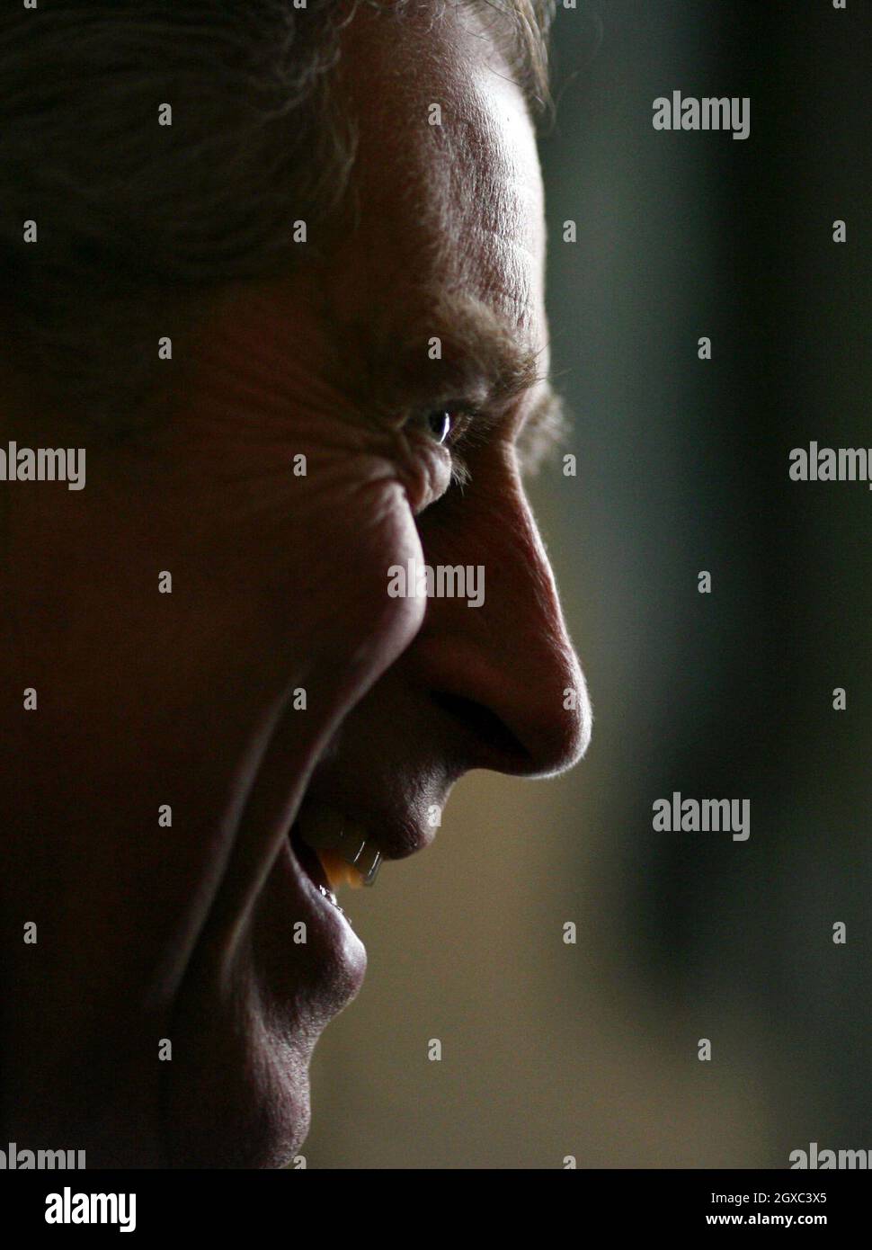 Prince Charles, Prince of Wales attends 'The Pub is the Hub' reception to mark the 5th anniversary of the project aimed at moving rural services into pubs, at Clarence House, London on March 9, 2007. Stock Photo