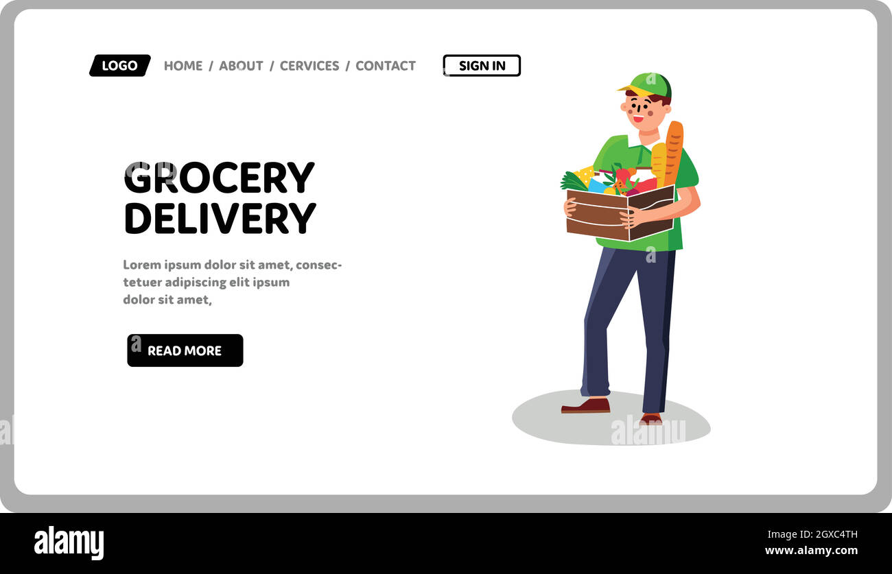 grocery home delivery logo