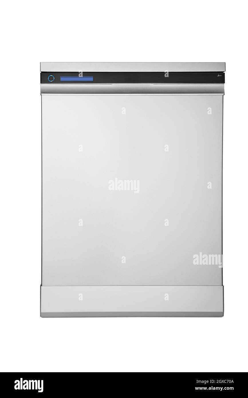 Dishwasher on white background Stock Photo - Alamy