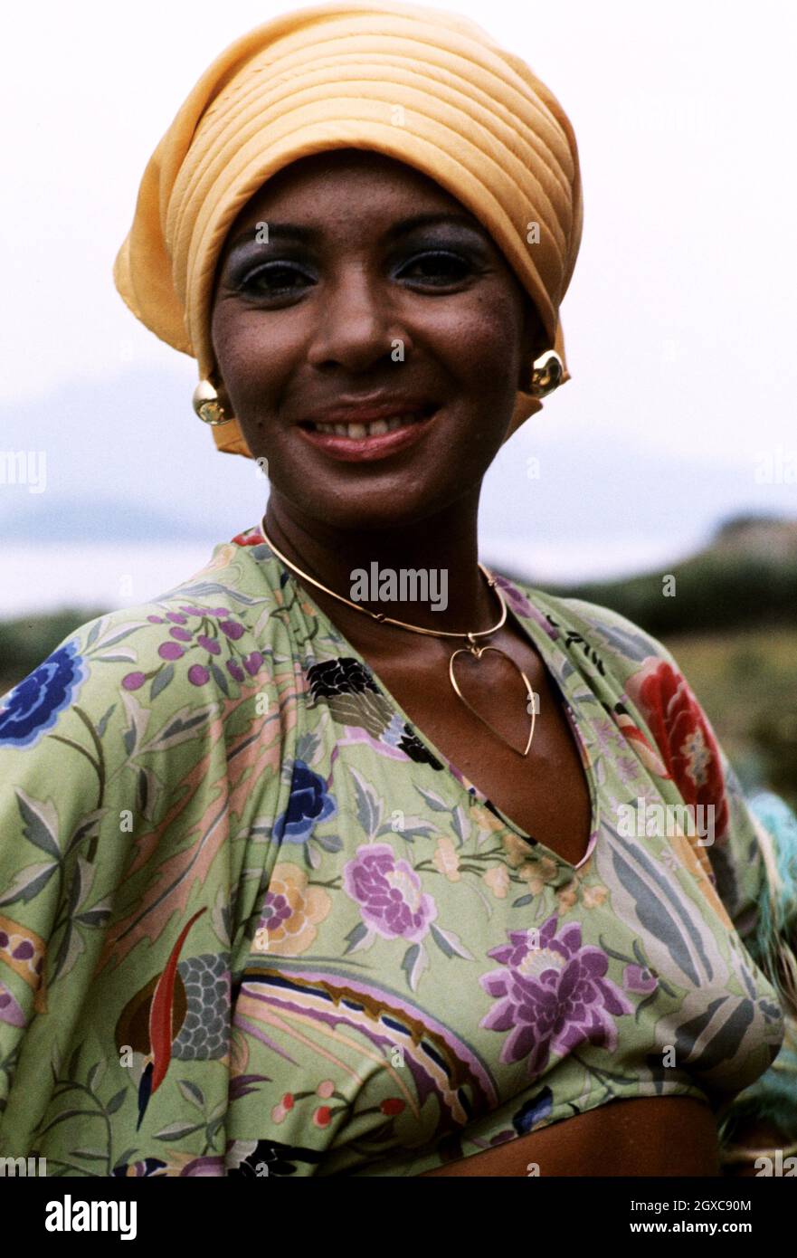 Shirley Bassey, circa, 1975 Stock Photo