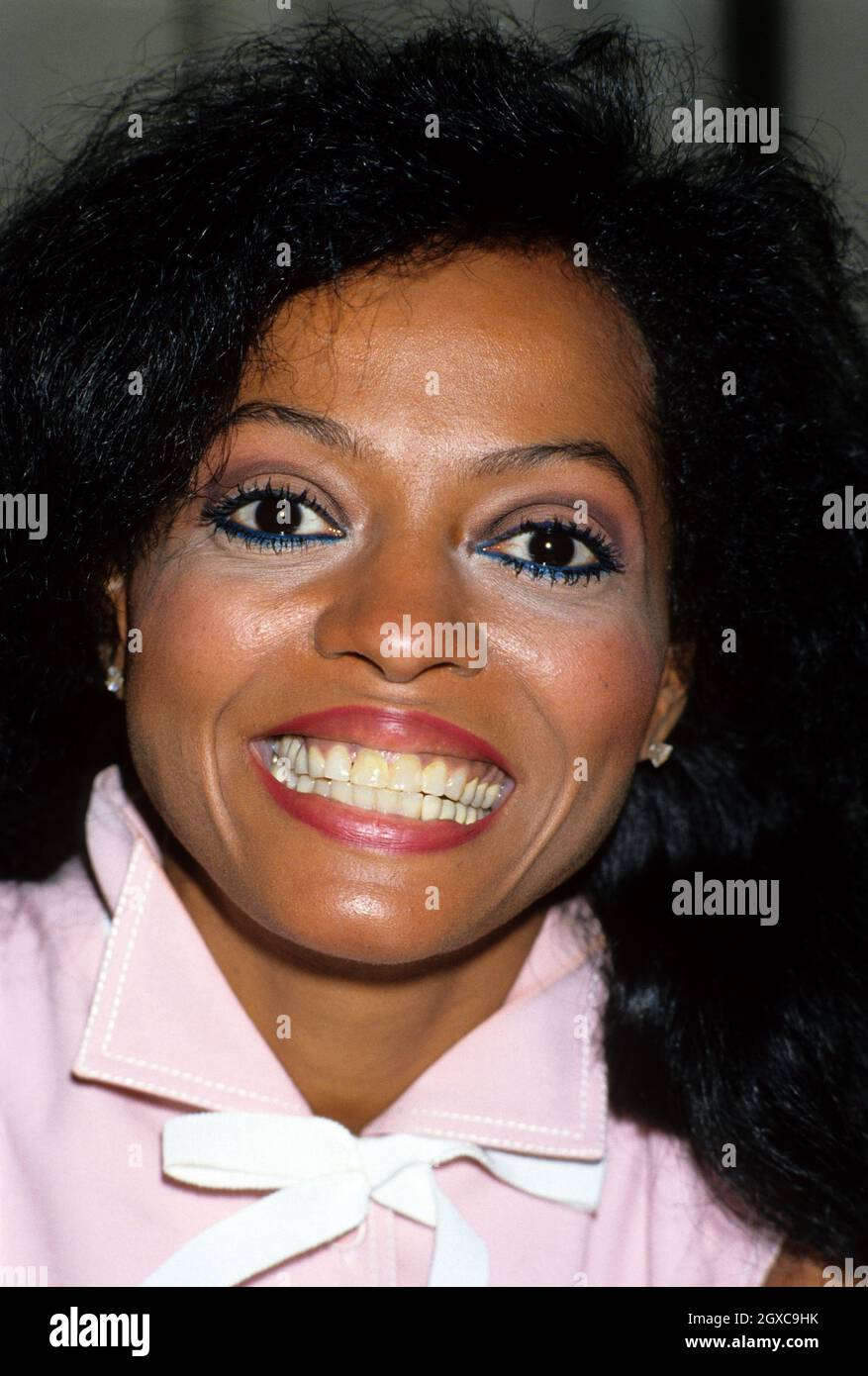 American singer Diana Ross, circa 1985 Stock Photo - Alamy