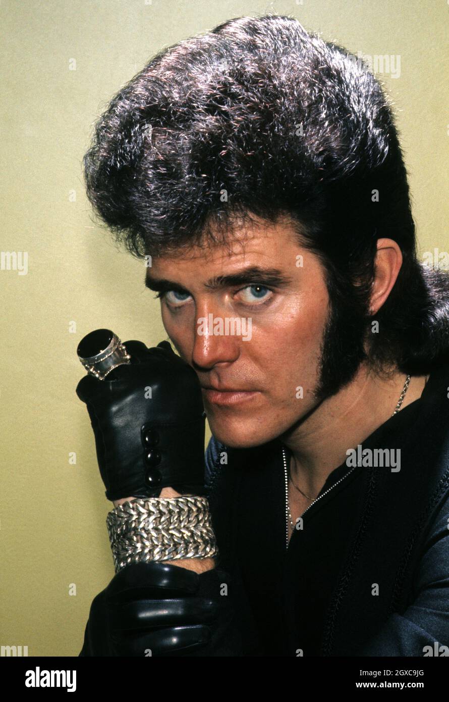 English singer Alvin Stardust. Stock Photo