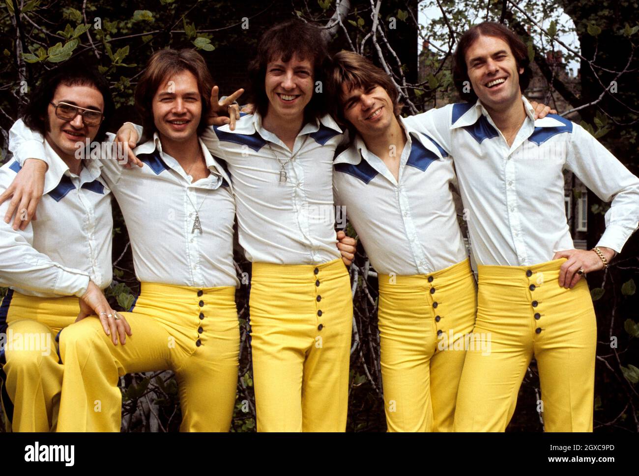 English pop band The Rubettes, circa 1975 Stock Photo