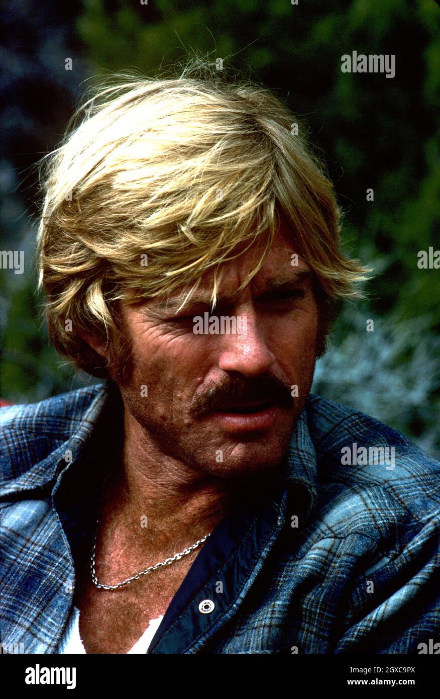 Robert Rutherford Actor Actor Robert Redford whilst making the film, circa 1979 Stock Photo - Alamy