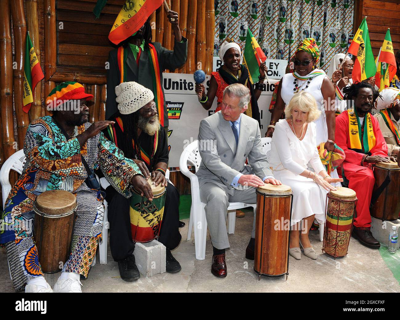 Prince Charles, Prince of Wales and Camilla, Duchess of Cornwall play
