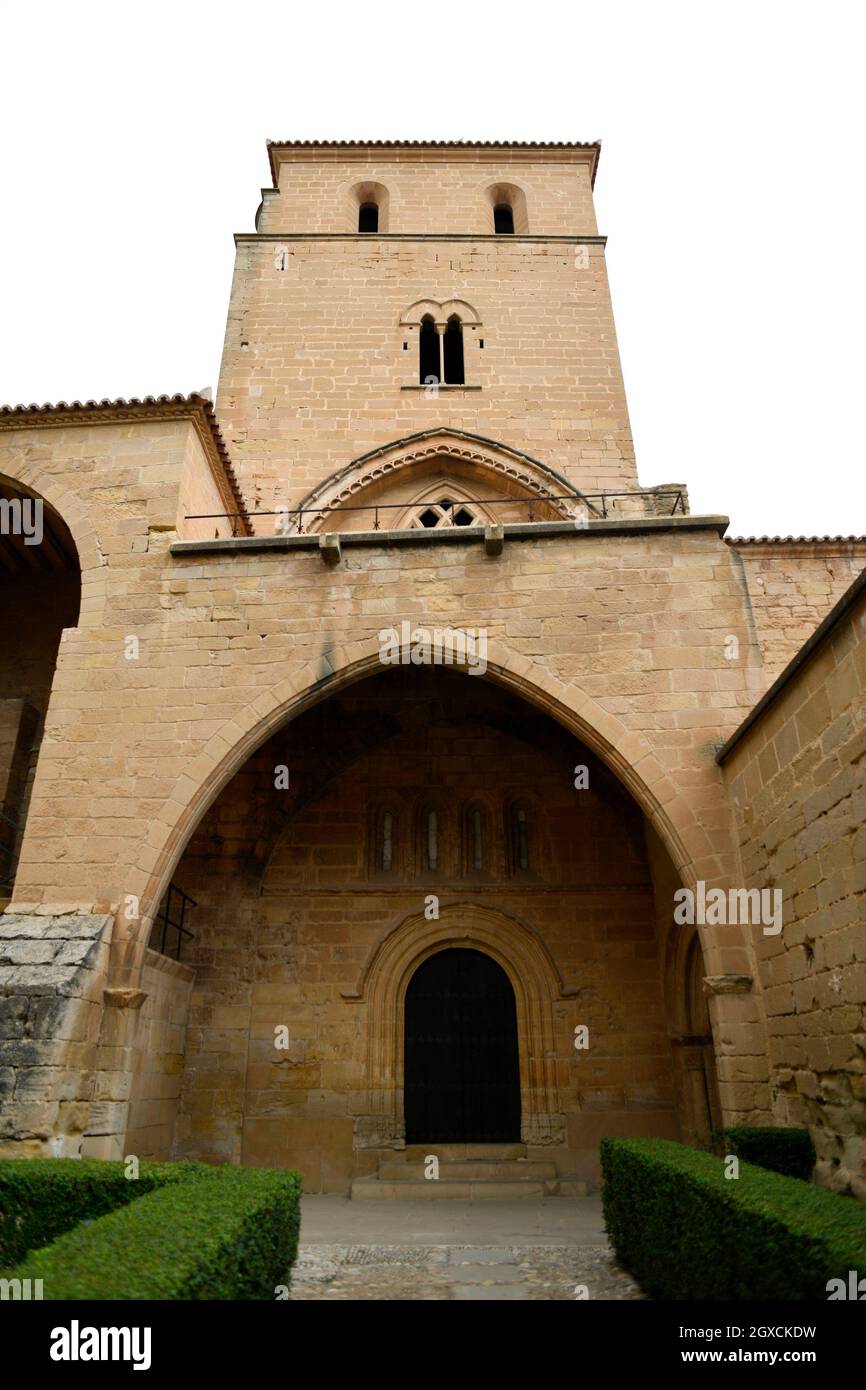 Alcaniz, castle XII-XIII century (Castillo de los Calatravos). Bajo Aragon, Teruel, Aragon, Spain. Stock Photo