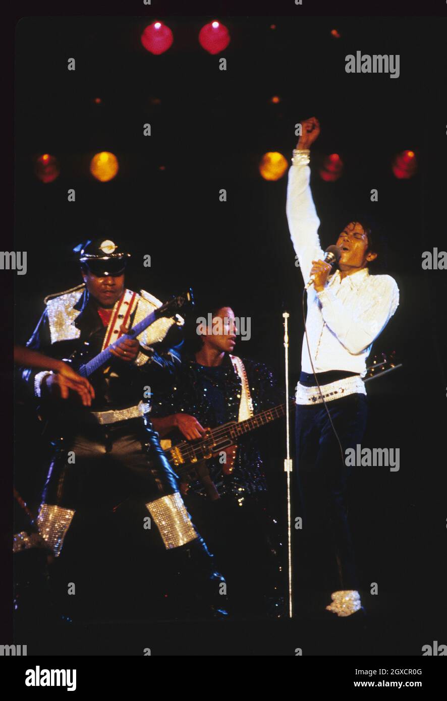 Michael Jackson's glove from the 1984 Victory Tour, it was supposed to go  up for auction along with other items from Neverland Stock Photo - Alamy