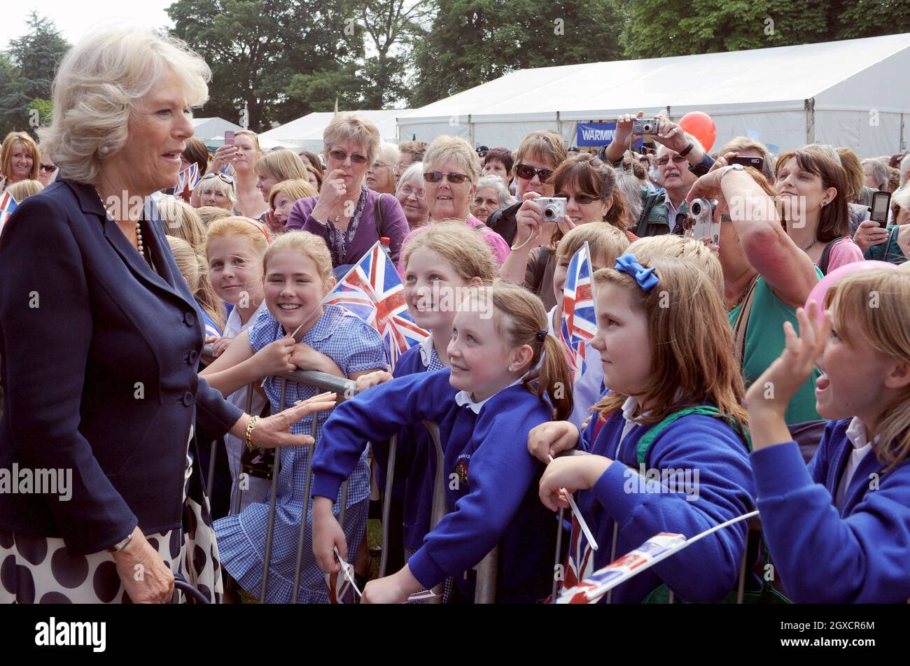 The Duchess of Cornwall (Camilla Parker Bowles) visits the West Wilts