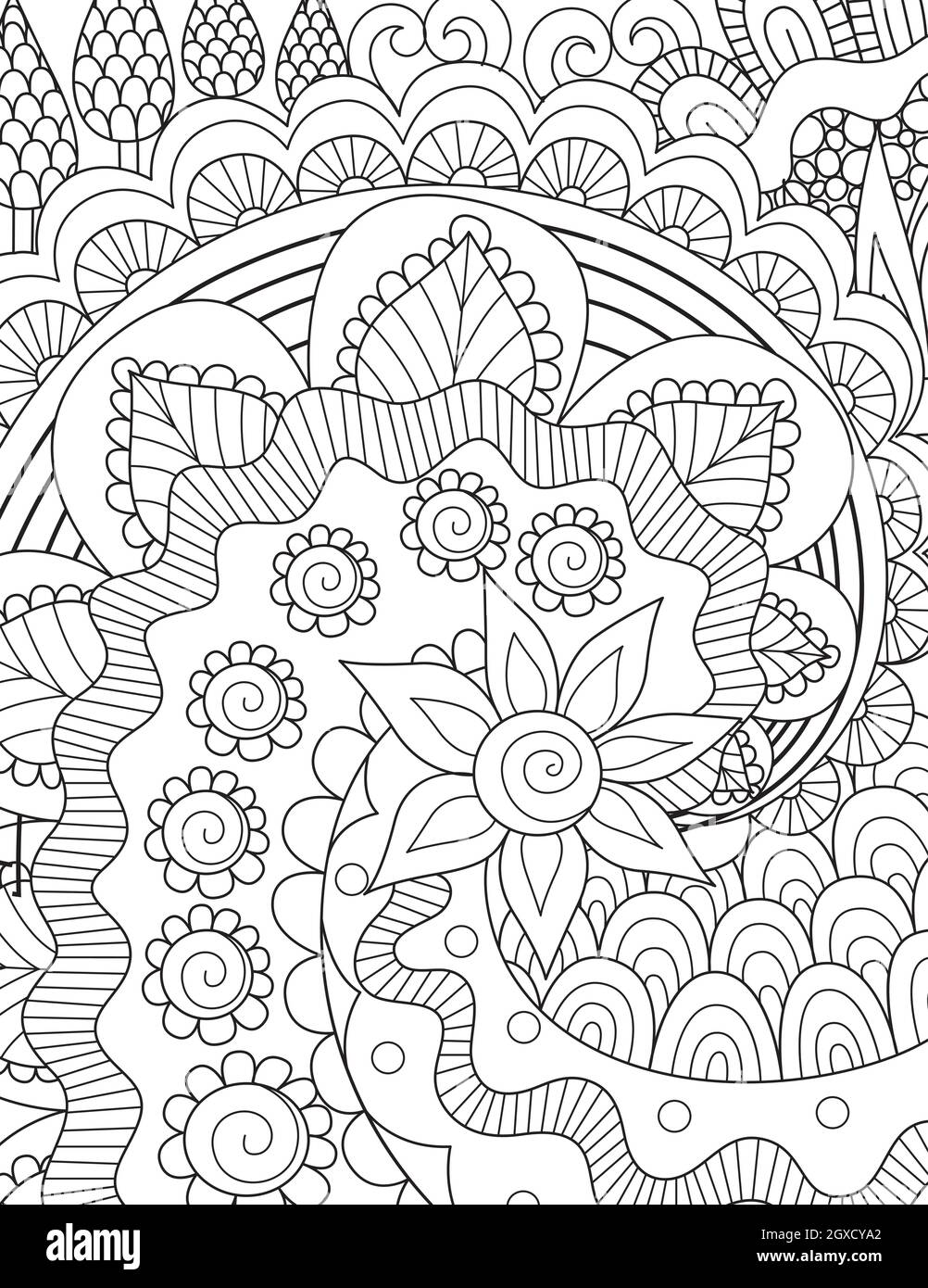 Anxiety Coloring Book Anxiety And Stress Relief Coloring Book: Stress-Relieving Coloring Pages For Adults, Art Therapy For Overcoming Anxiety And Depression [Book]