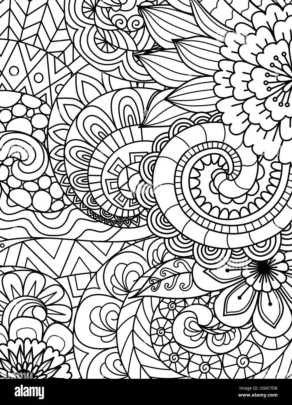 more abstract coloring pages for adults