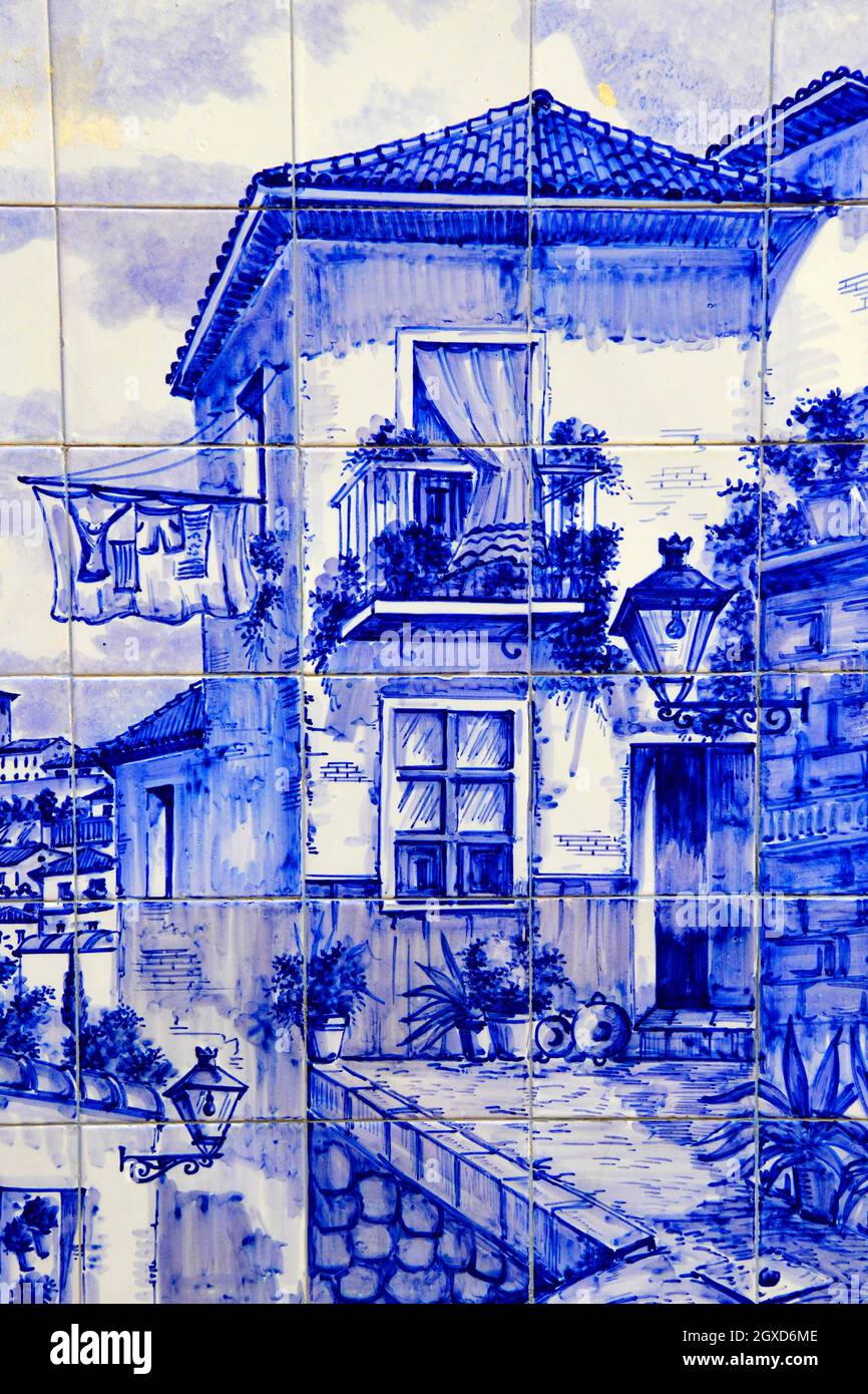 Azulejo in Granada, Andalusia,Spain. Stock Photo