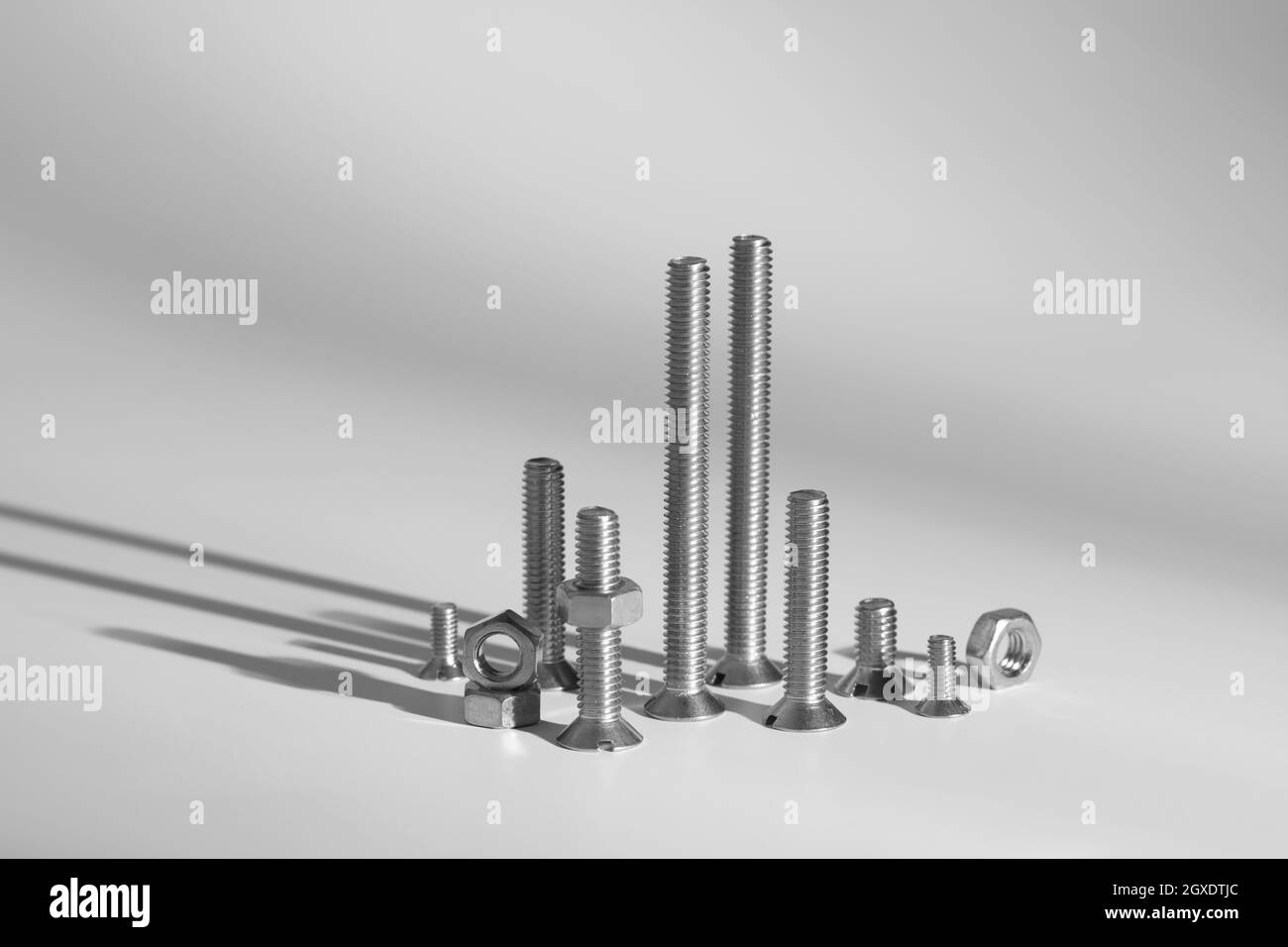 Nuts and bolts cityscape Stock Photo Alamy