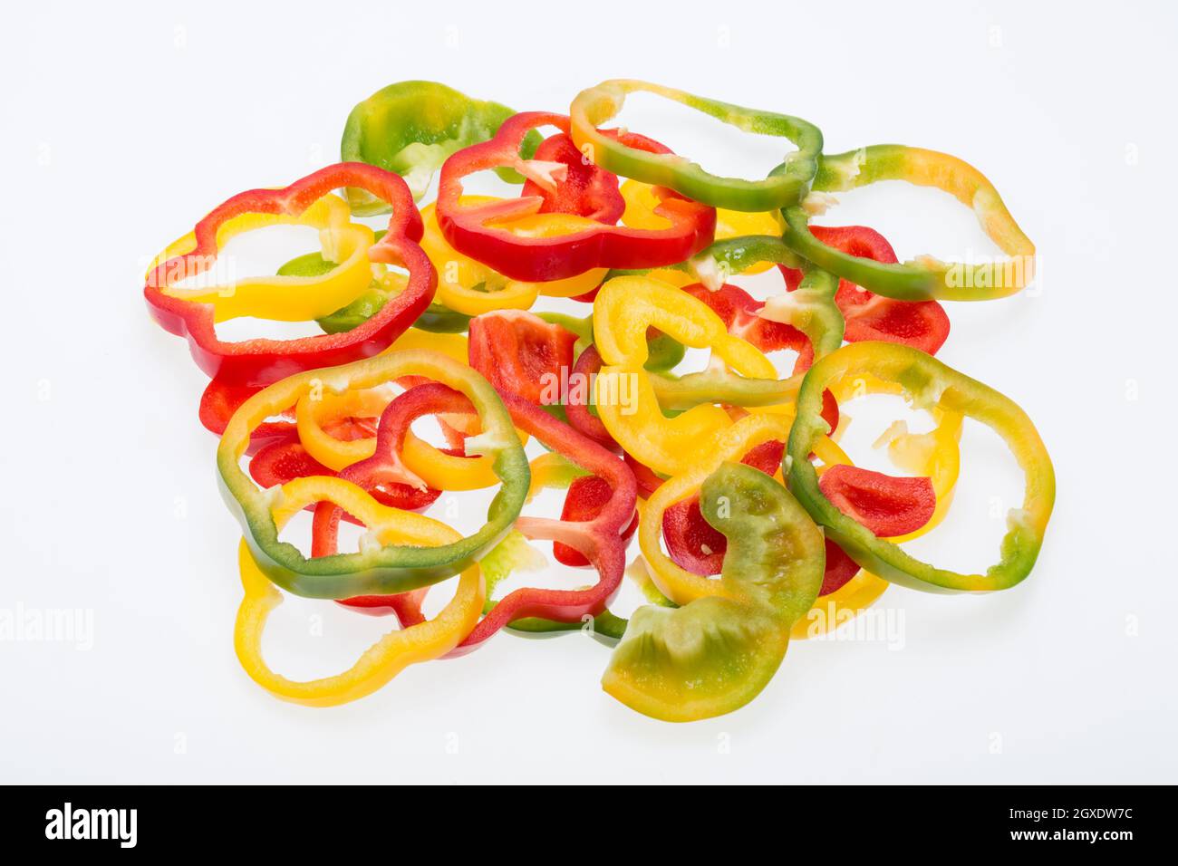 sweet pepper isolated on white background Stock Photo - Alamy