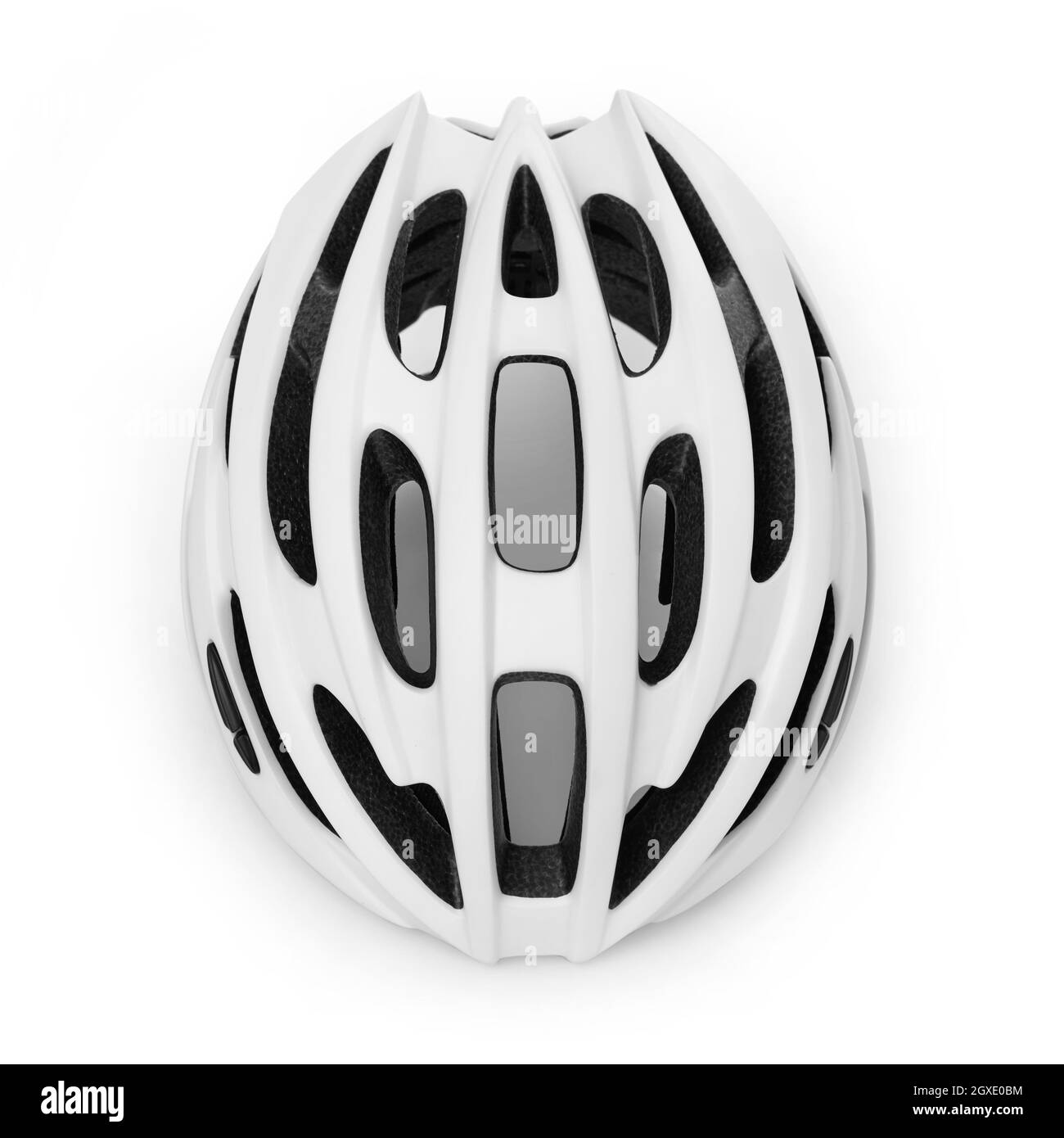 Bicycle helmet isolated on white background Stock Photo Alamy