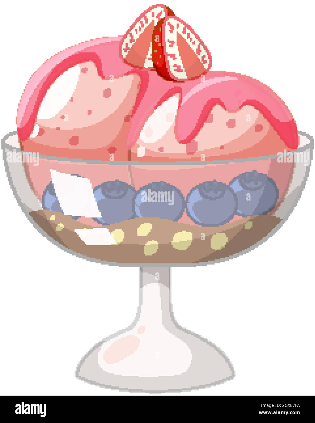 Cute dessert cartoon Stock Vector Images Alamy
