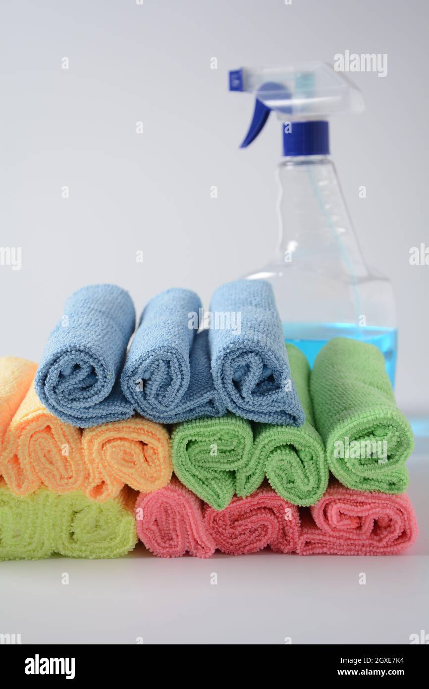 Multicolor micro Fiber cleaning cloth with static electricity that
