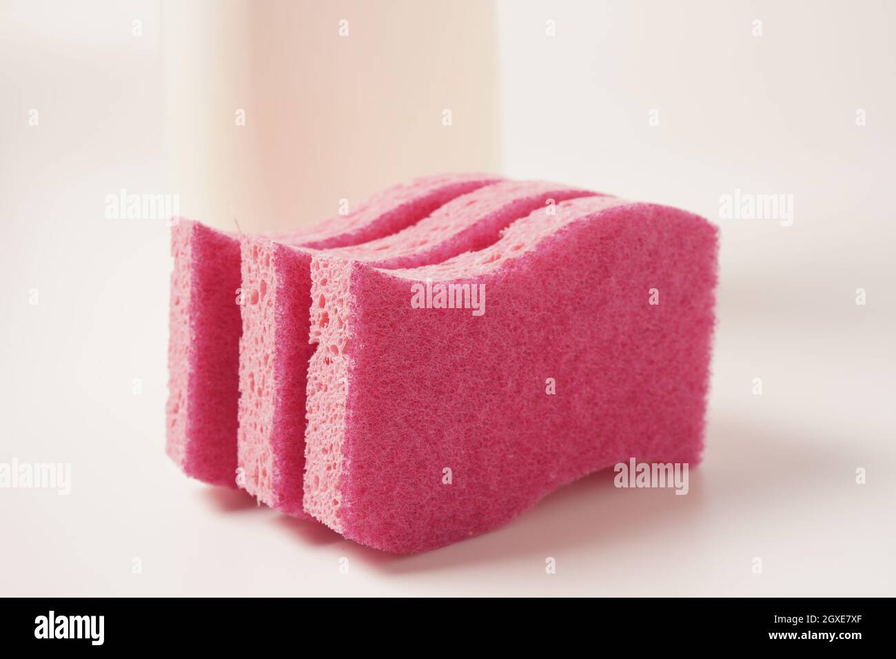 Sponges  for washing dishes and other domestic needs Stock Photo