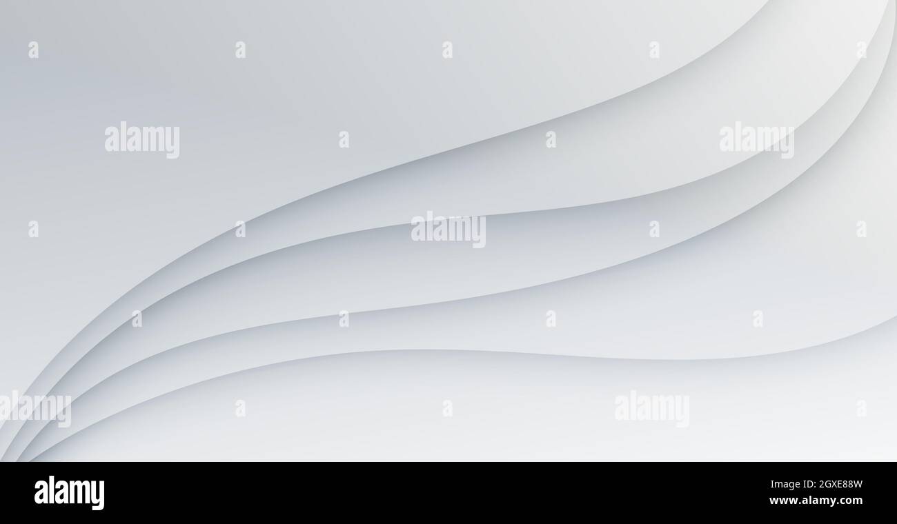 Abstract gray background with wavy lines - Vector illustration Stock ...