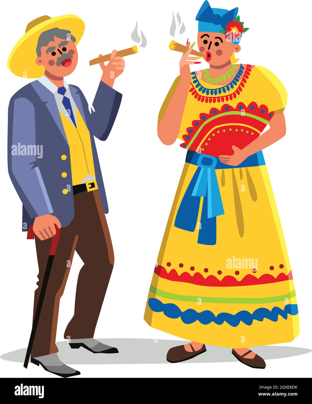 Adult cuban man Stock Vector Images Alamy