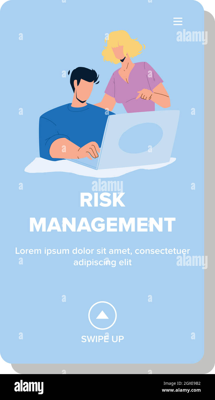 Risk Management Business Occupation Team Vector Stock Vector