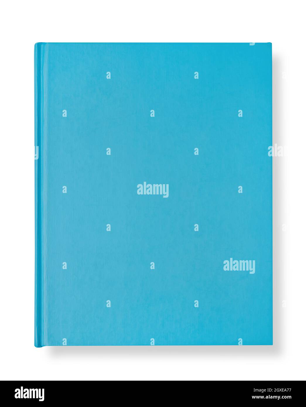 Blank book cover on white background Stock Photo