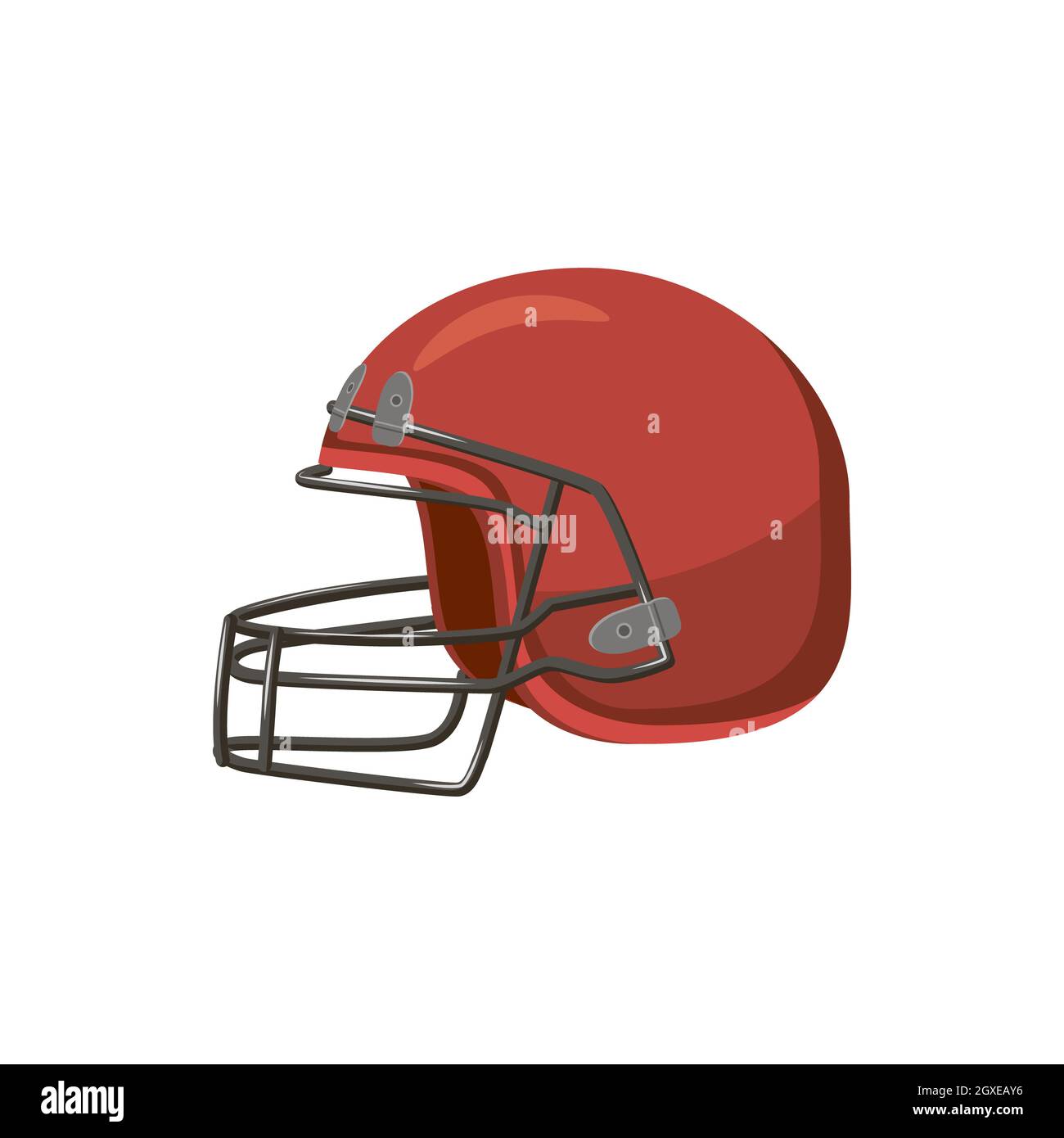 Baseball Catcher Helmet Cartoon Icon Stock Illustration - Download