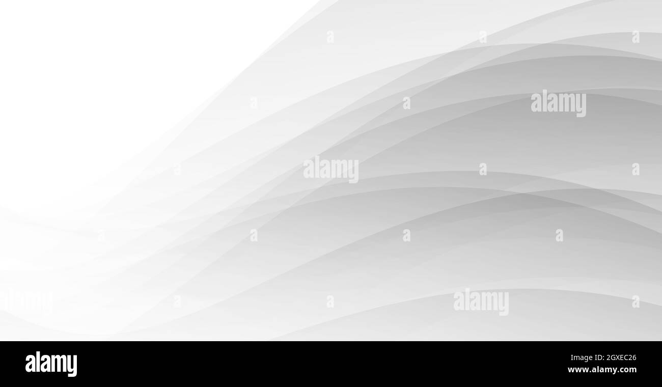 Abstract gray background with wavy lines - Vector illustration Stock ...