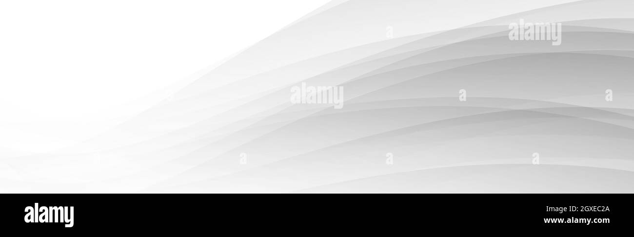 Abstract gray background with wavy lines - Vector illustration Stock ...