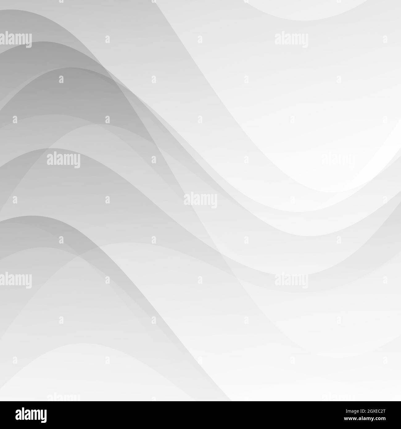 Abstract gray background with wavy lines - Vector illustration Stock ...