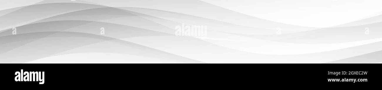 Abstract gray background with wavy lines - Vector illustration Stock ...