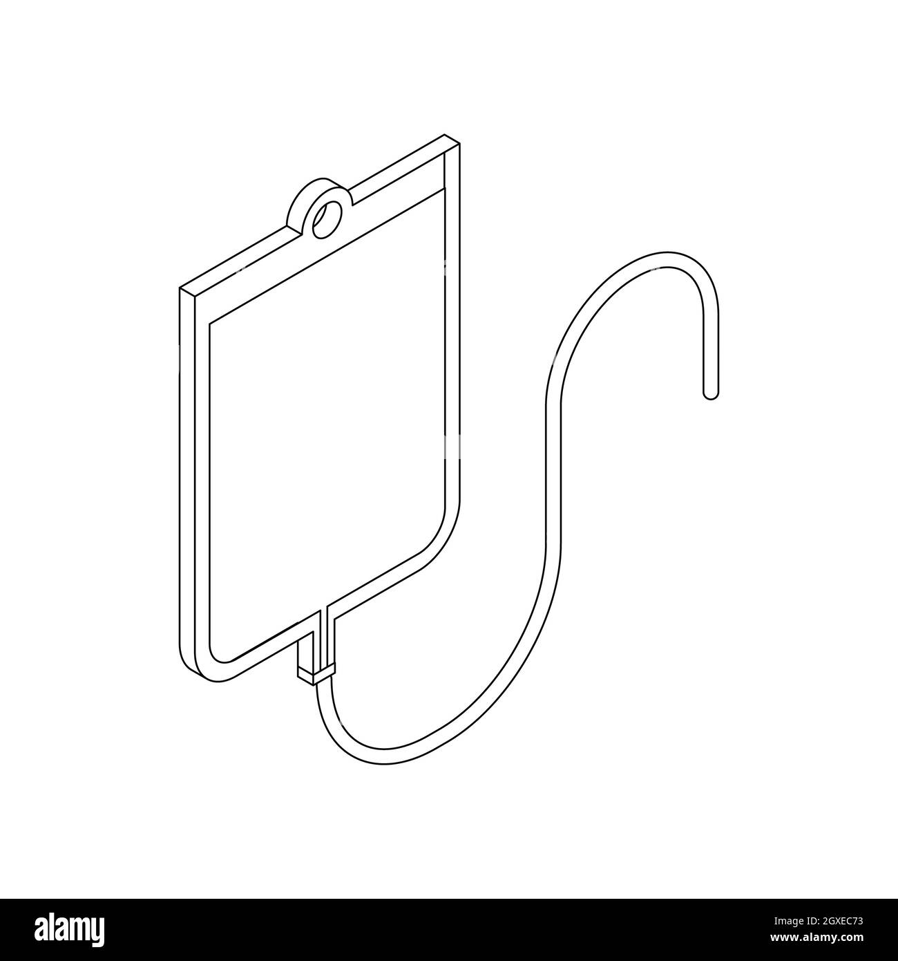Drop counter icon in isometric 3d style isolated on white background ...