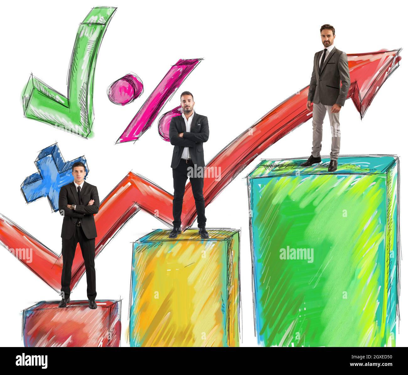 Levels of career and success in work Stock Photo - Alamy