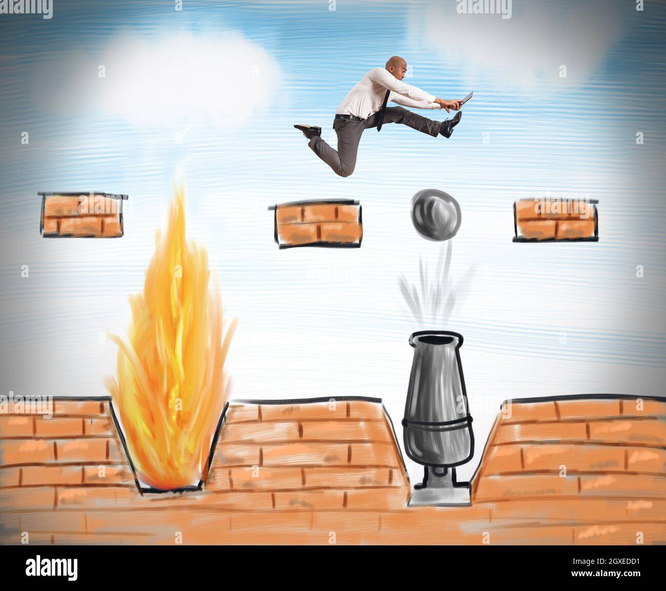 High jump fail hi-res stock photography and images - Alamy