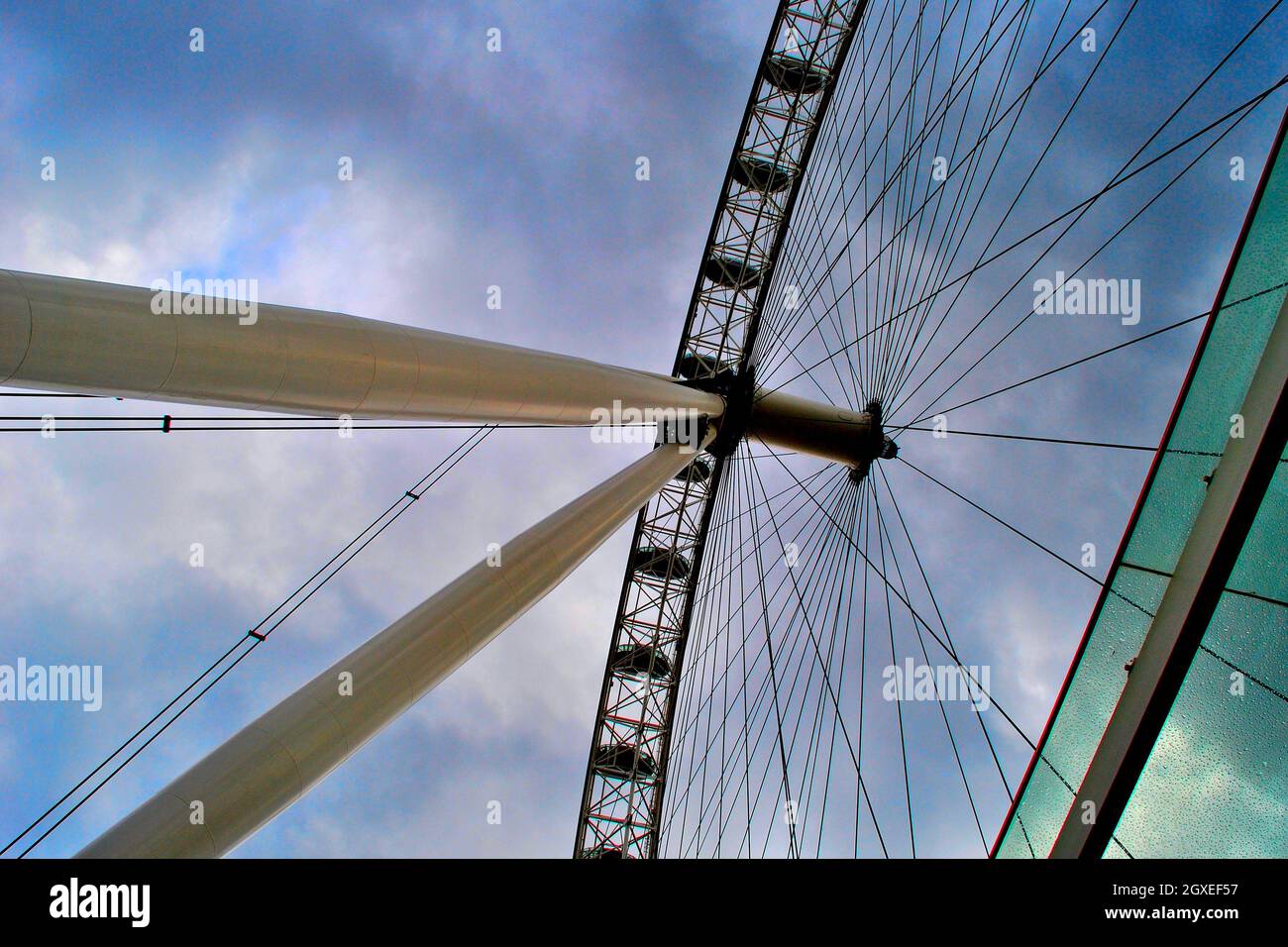 The London Eye, is a giant Ferris wheel on the South Bank of the River ...