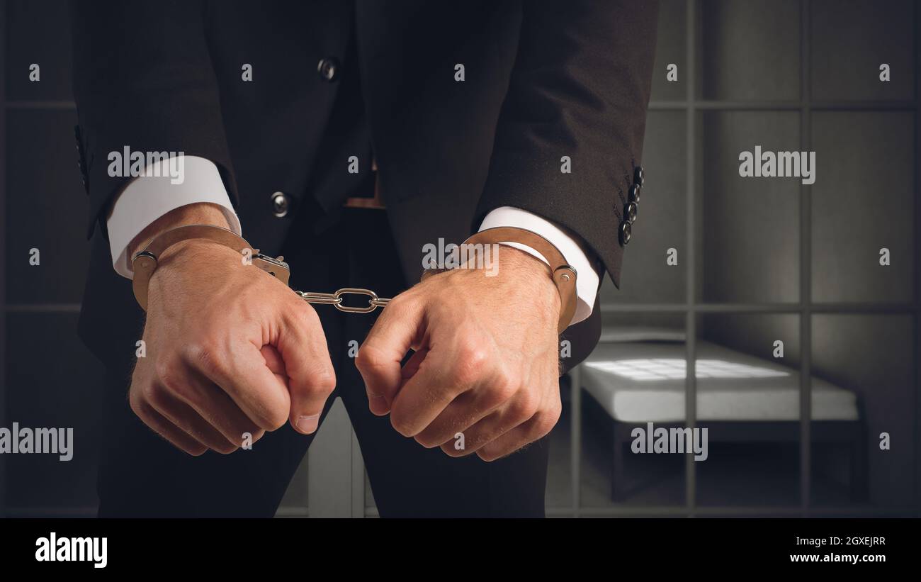 Businessman arrested for fraud to the state Stock Photo - Alamy