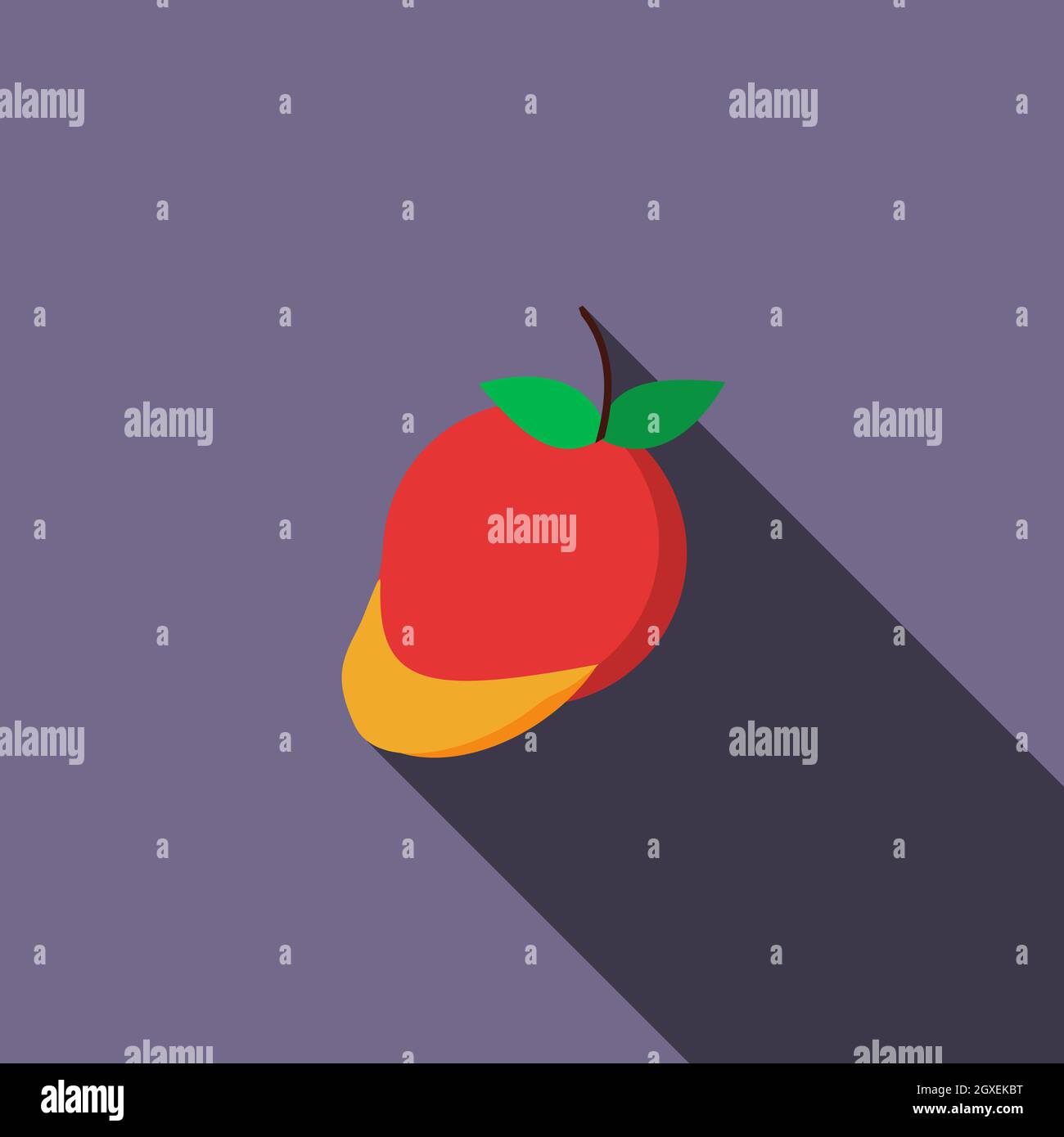 Flat mango illustration vector hi-res stock photography and images - Alamy