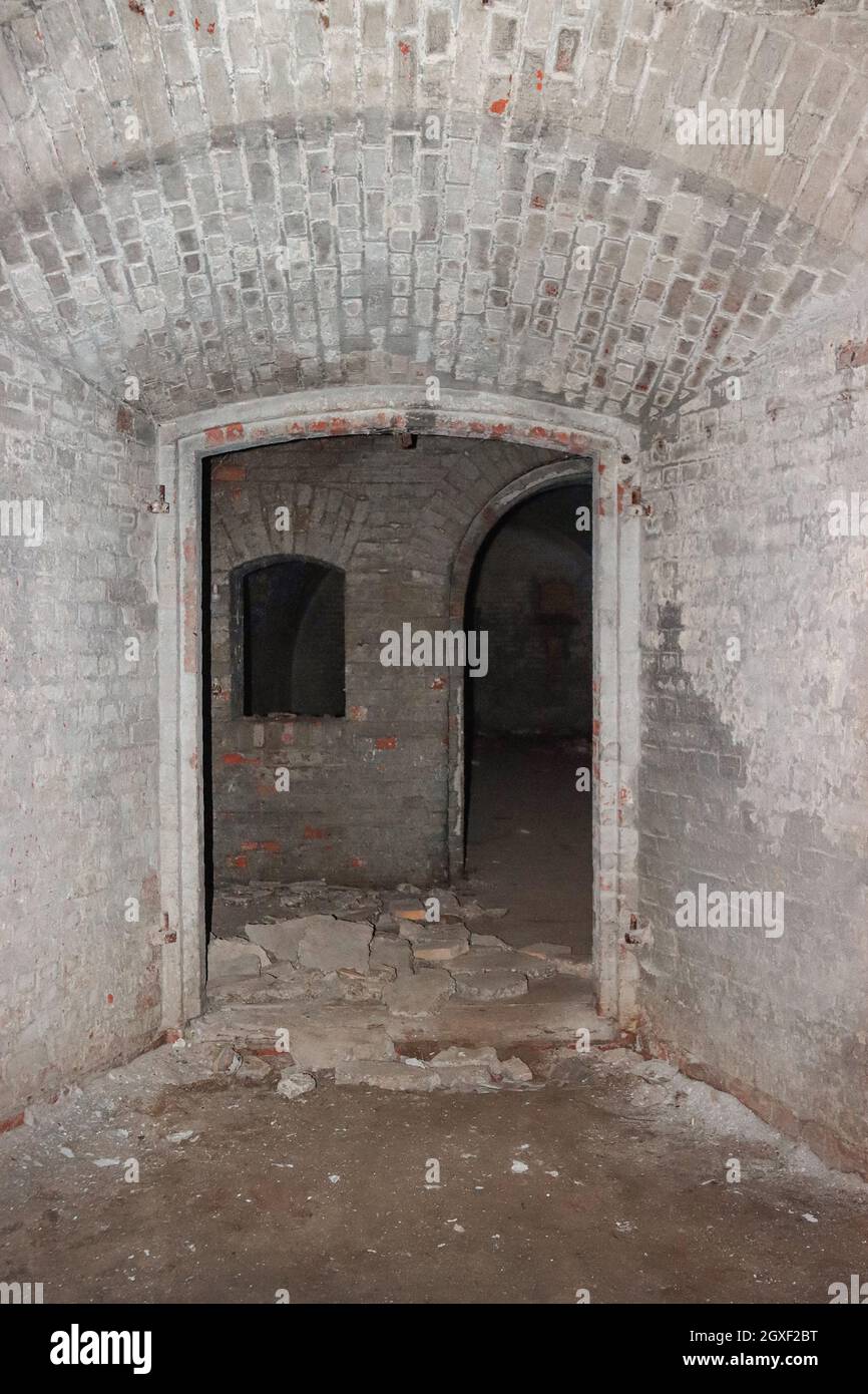 A doorway in the basement of a medieval German castle Stock Photo Alamy