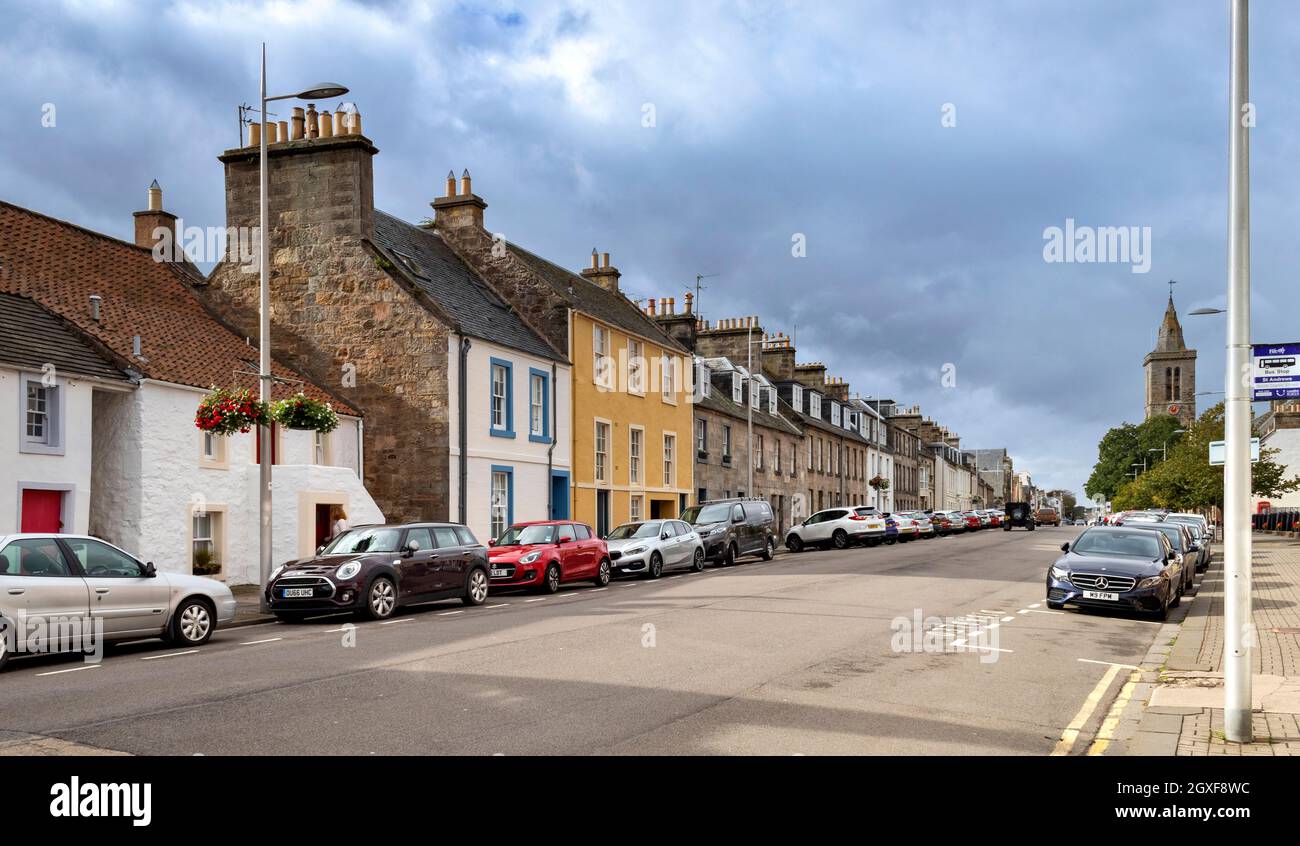 ST ANDREWS FIFE SCOTLAND HOUSES IN NORTH STREET Stock Photo Alamy