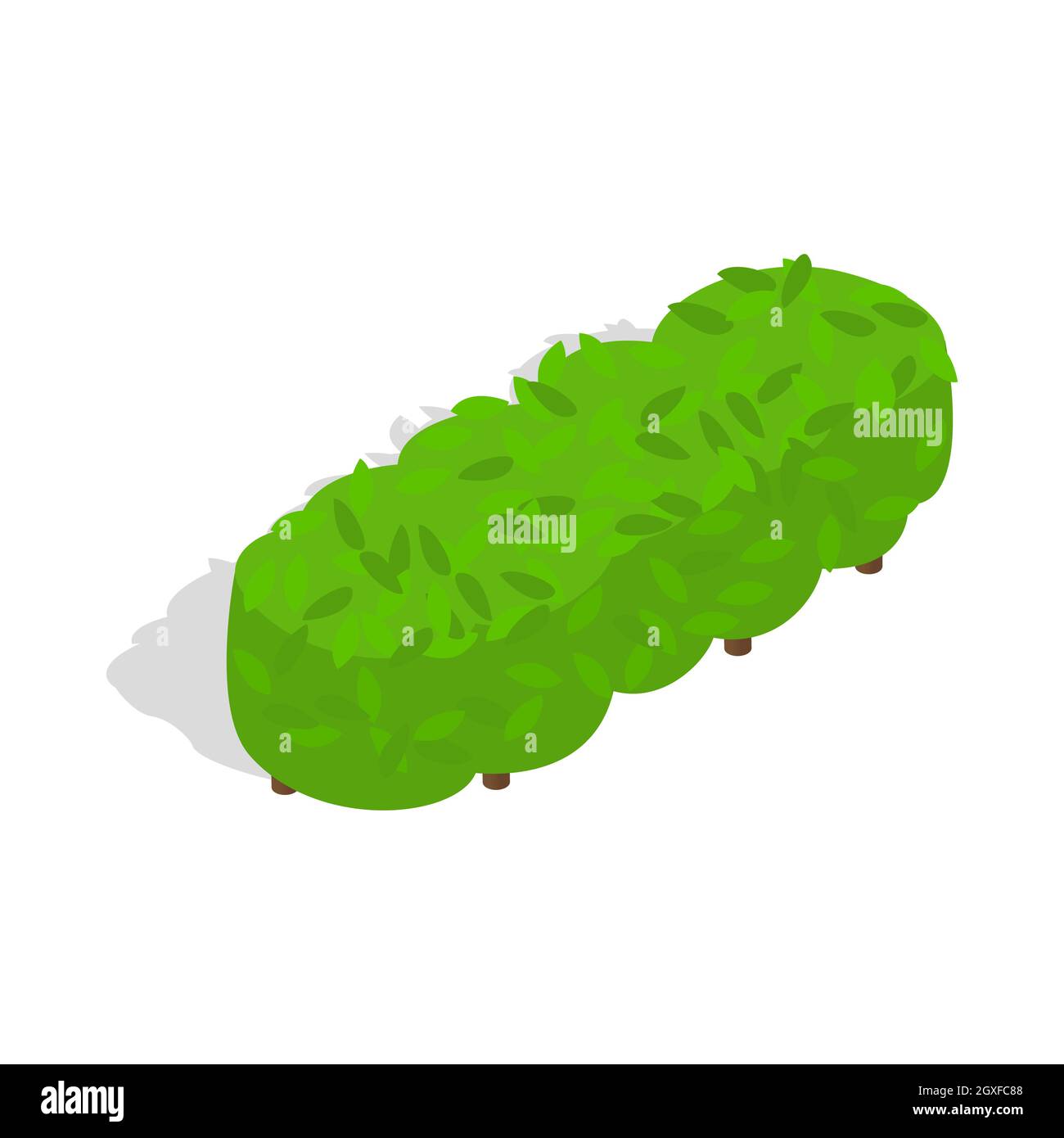Lot of trees icon in isometric 3d style isolated on white background ...