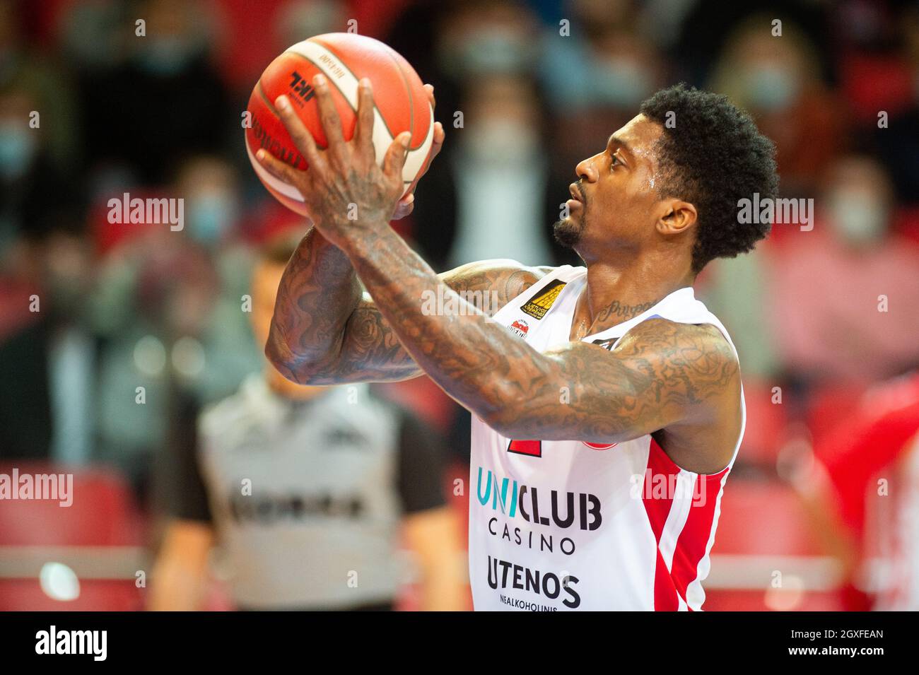 2021-010-02. Patrick Miller. is an American professional basketball player  who currently plays for the Juventus Utena of the Lithuanian Basketball Lea  Stock Photo - Alamy