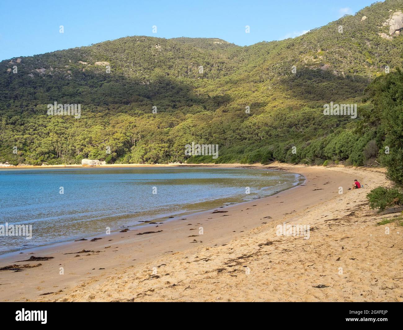 This lovely sandy beach is a great reward at the end of the Telegraph