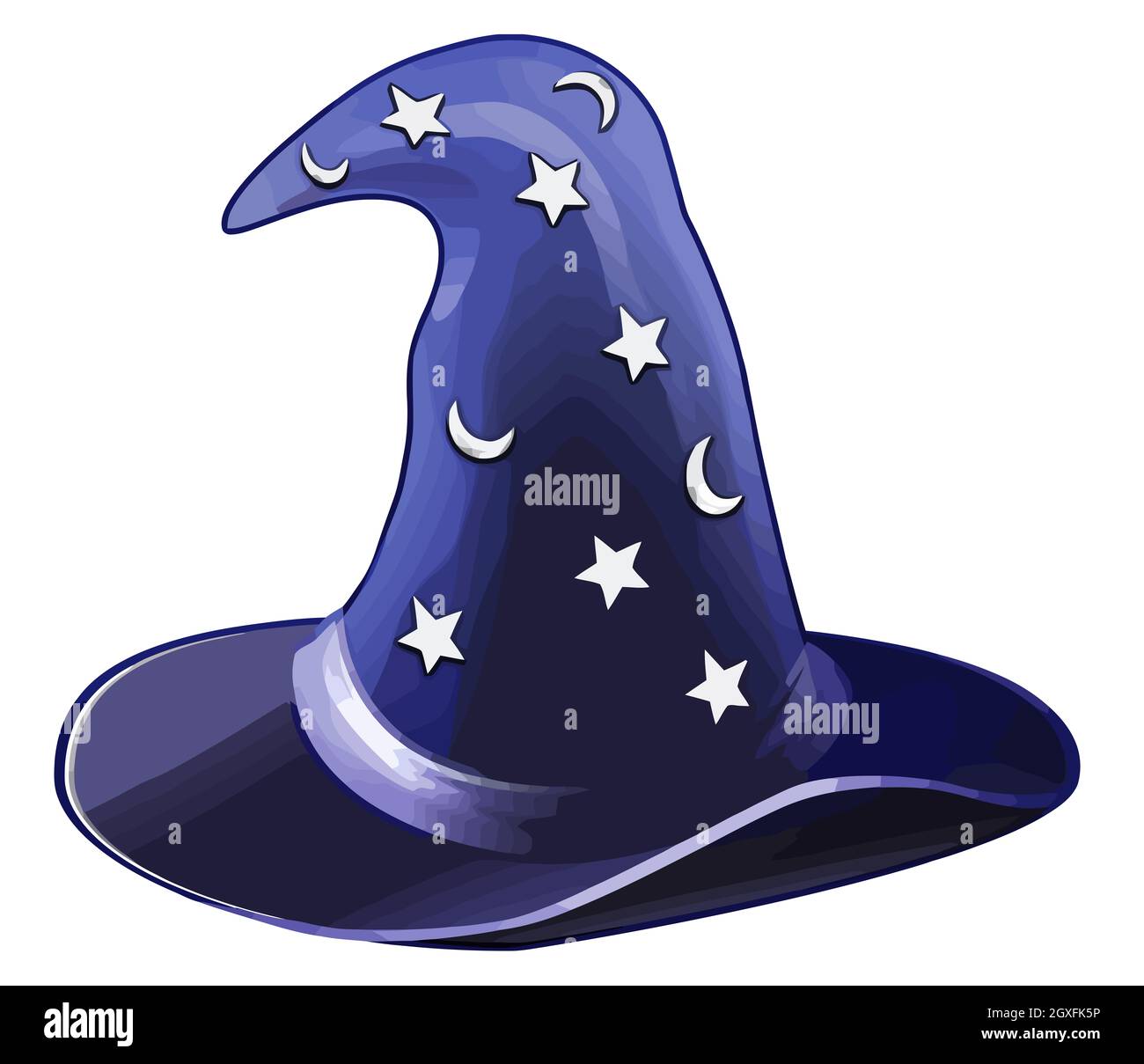 wizard hat costume magical fantasy illustration Stock Photo - Alamy
