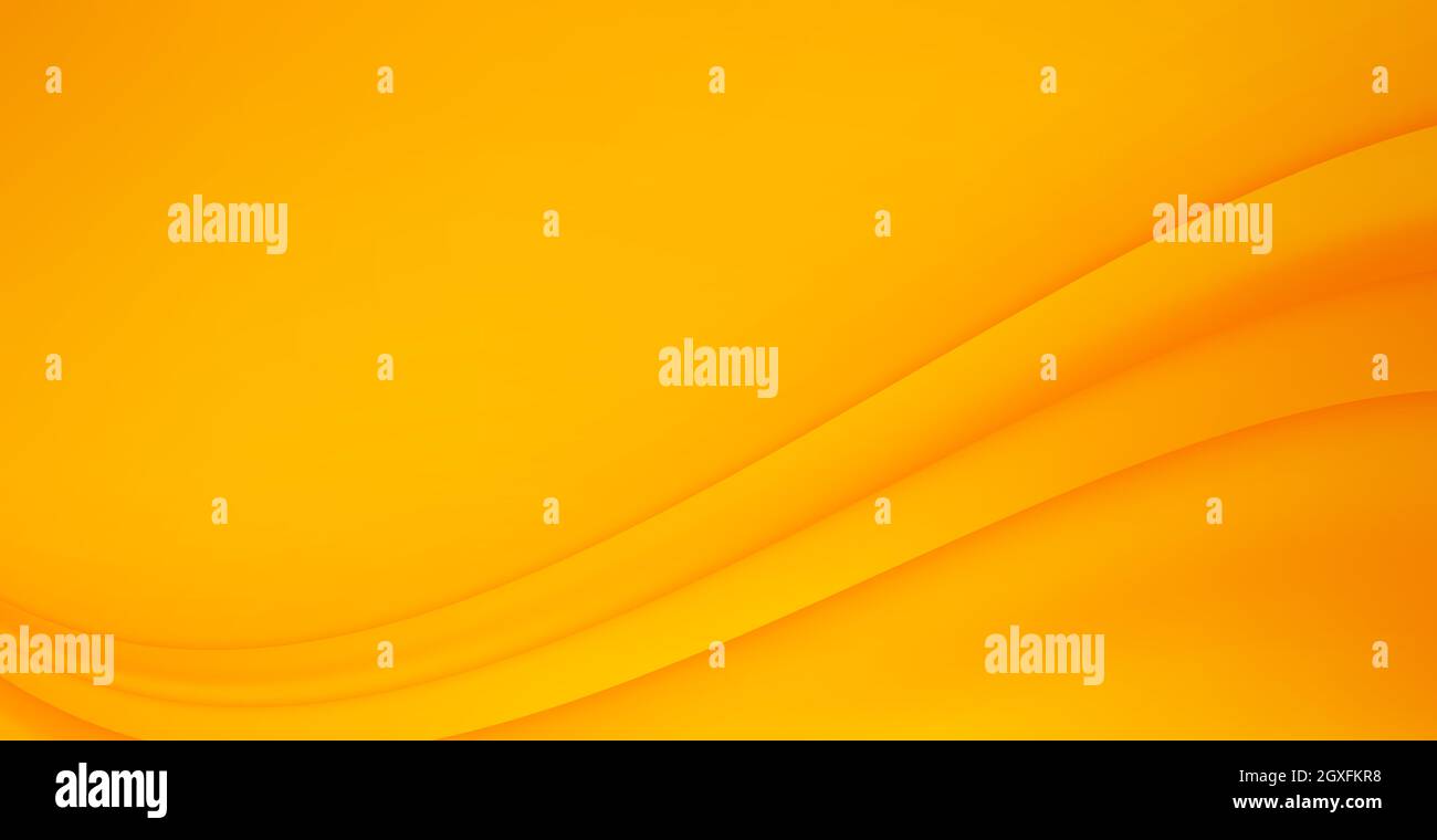 Abstract orange and yellow background with wavy lines - Vector ...