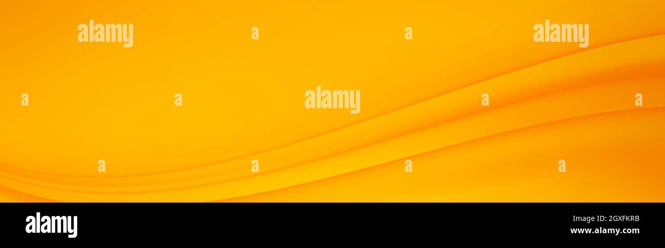 Abstract orange and yellow background with wavy lines - Vector ...