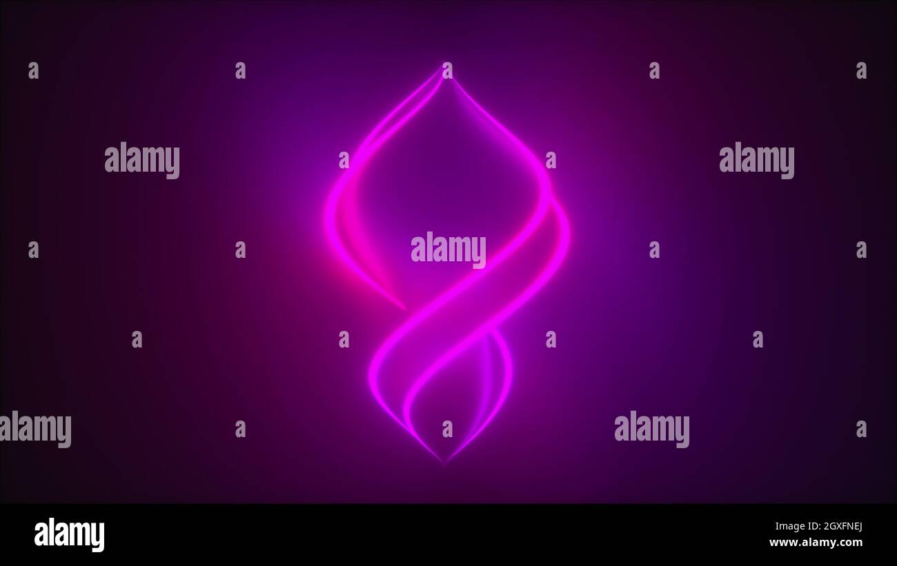 Dynamic 3d render spiral energy in futuristic wave. Shimmering