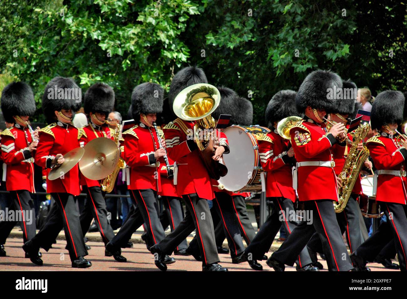 Changing the Guard Parade, Buckingham Palace, London, United Kingdom ...