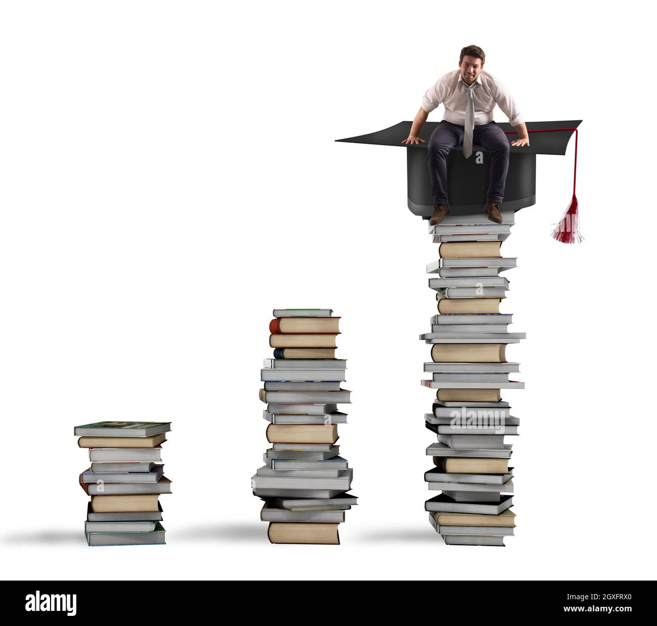 Work graduation cap Cut Out Stock Images & Pictures - Alamy