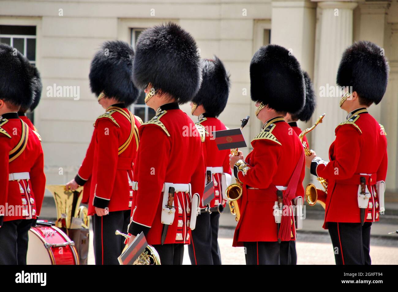 Changing the Guard Parade, Buckingham Palace, London, United Kingdom Stock Photo