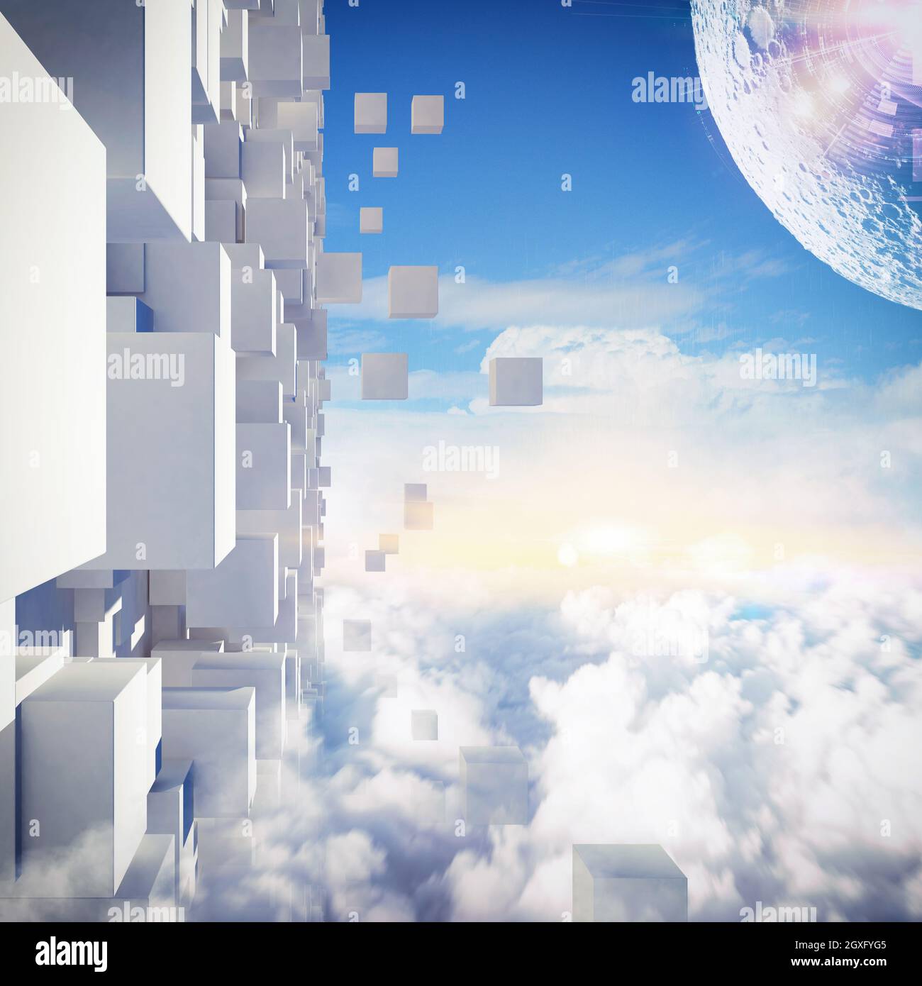 City in the sky hi-res stock photography and images - Alamy
